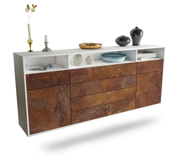 Sideboard Bellevue, Rost, hängend (180x79x35cm)