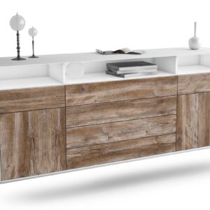 Sideboard Bellevue, Treibholz, hängend (180x79x35cm)