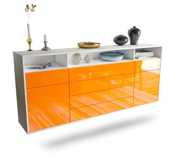 Sideboard Bellevue, Orange, hängend (180x79x35cm)