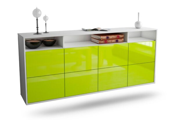 Sideboard Concord, Grün, hängend (180x79x35cm)