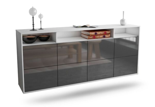 Sideboard Concord, Grau, hängend (180x79x35cm)