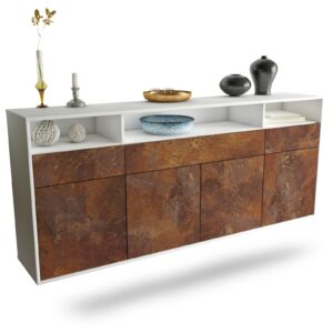 Sideboard Simi Valley, Rost, hängend (180x79x35cm)