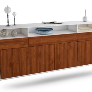 Sideboard Simi Valley, Walnuss, hängend (180x79x35cm)