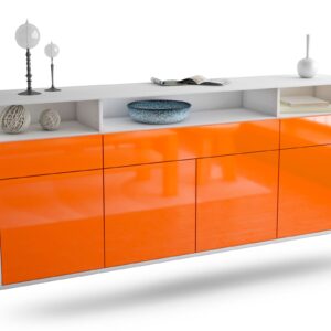Sideboard Simi Valley, Orange, hängend (180x79x35cm)