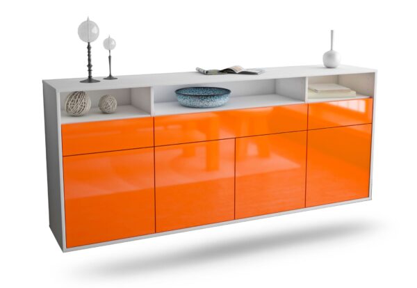Sideboard Simi Valley, Orange, hängend (180x79x35cm)
