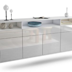 Sideboard Simi Valley, Weiß, hängend (180x79x35cm)