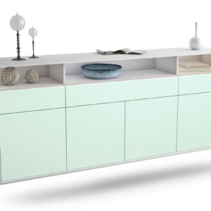 Sideboard Simi Valley, Mint, hängend (180x79x35cm)