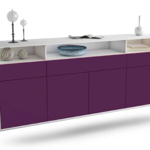 Sideboard Simi Valley, Lila, hängend (180x79x35cm)