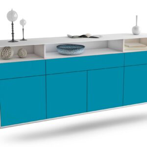 Sideboard Simi Valley, Türkis, hängend (180x79x35cm)