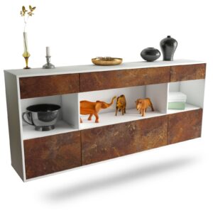 Sideboard Clarksville, Rost, hängend (180x79x35cm)