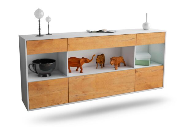 Sideboard Clarksville, Eiche, hängend (180x79x35cm)