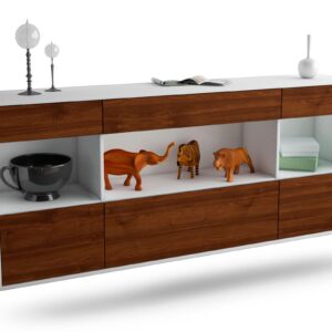 Sideboard Clarksville, Walnuss, hängend (180x79x35cm)