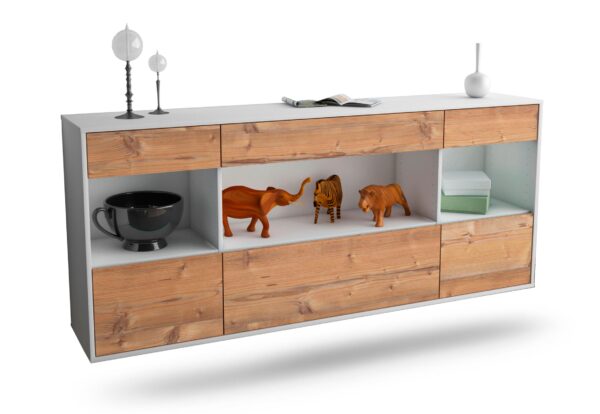 Sideboard Clarksville, Pinie, hängend (180x79x35cm)