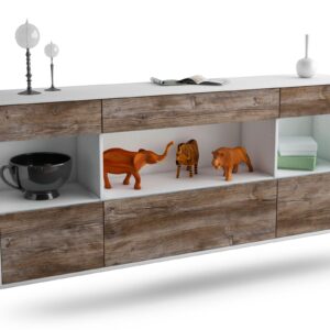 Sideboard Clarksville, Treibholz, hängend (180x79x35cm)