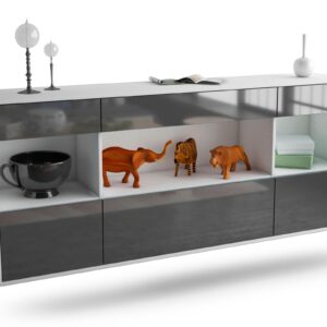 Sideboard Clarksville, Grau, hängend (180x79x35cm)
