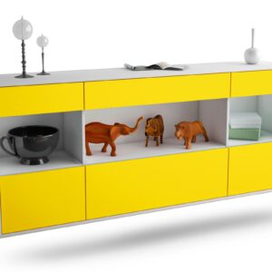 Sideboard Clarksville, Gelb, hängend (180x79x35cm)