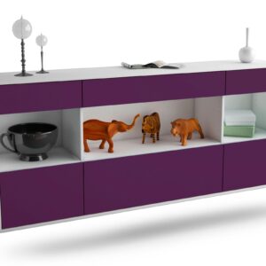 Sideboard Clarksville, Lila, hängend (180x79x35cm)