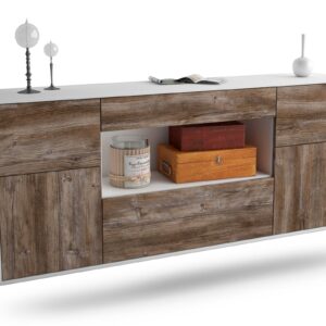 Sideboard Visalia, Treibholz, hängend (180x79x35cm)