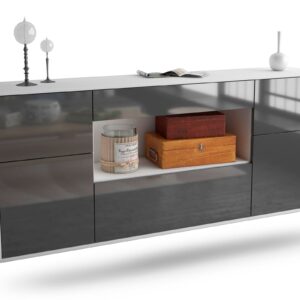 Sideboard Visalia, Grau, hängend (180x79x35cm)