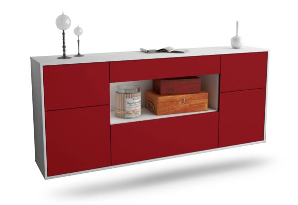 Sideboard Visalia, Bordeaux, hängend (180x79x35cm)