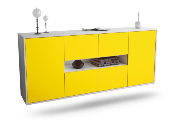 Sideboard Stamford, Gelb, hängend (180x79x35cm)