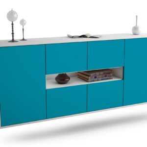 Sideboard Stamford, Türkis, hängend (180x79x35cm)