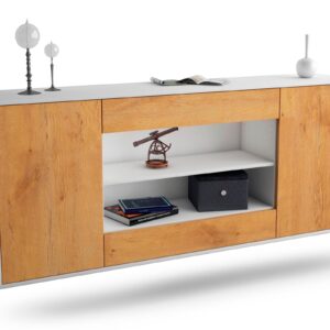 Sideboard Olathe, Eiche, hängend (180x79x35cm)