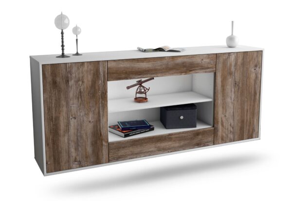 Sideboard Olathe, Treibholz, hängend (180x79x35cm)