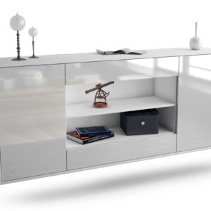 Sideboard Olathe, Weiß, hängend (180x79x35cm)