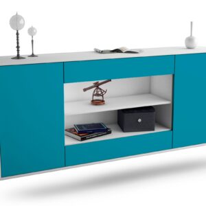 Sideboard Olathe, Türkis, hängend (180x79x35cm)