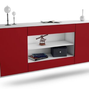 Sideboard Olathe, Bordeaux, hängend (180x79x35cm)
