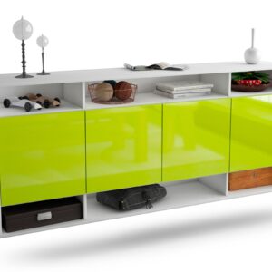 Sideboard Provo, Grün, hängend (180x79x35cm)