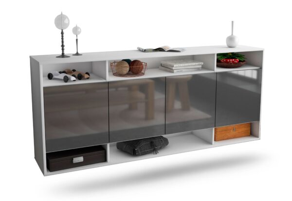 Sideboard Provo, Grau, hängend (180x79x35cm)