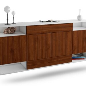Sideboard Evansville, Walnuss, hängend (180x79x35cm)