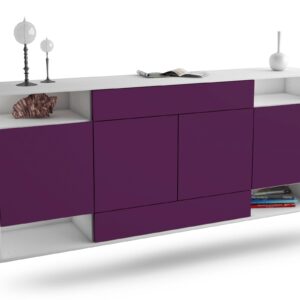 Sideboard Evansville, Lila, hängend (180x79x35cm)