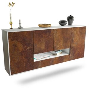 Sideboard Abilene, Rost, hängend (180x79x35cm)