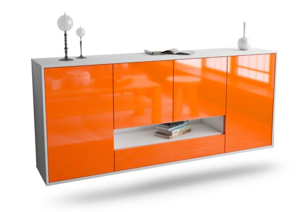 Sideboard Abilene, Orange, hängend (180x79x35cm)
