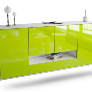 Sideboard Abilene, Grün, hängend (180x79x35cm)