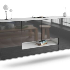 Sideboard Abilene, Grau, hängend (180x79x35cm)