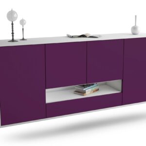 Sideboard Abilene, Lila, hängend (180x79x35cm)