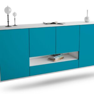 Sideboard Abilene, Türkis, hängend (180x79x35cm)