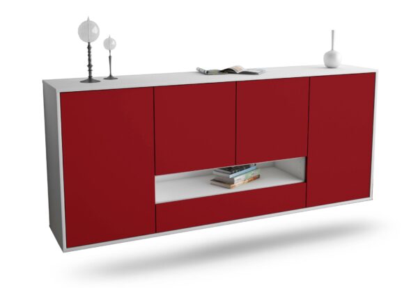 Sideboard Abilene, Bordeaux, hängend (180x79x35cm)