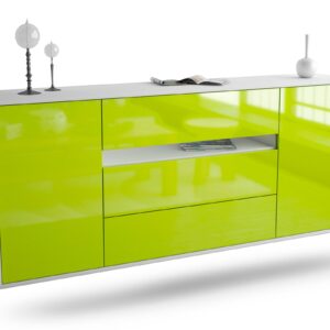 Sideboard McKinney, Grün, hängend (180x79x35cm)