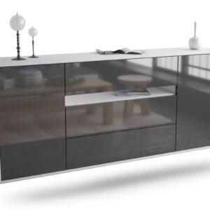 Sideboard McKinney, Grau, hängend (180x79x35cm)
