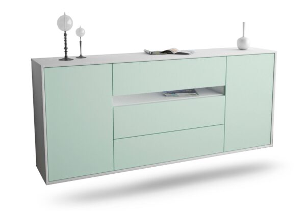 Sideboard McKinney, Mint, hängend (180x79x35cm)