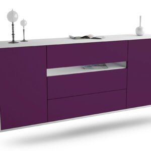 Sideboard McKinney, Lila, hängend (180x79x35cm)