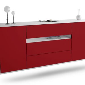 Sideboard McKinney, Bordeaux, hängend (180x79x35cm)