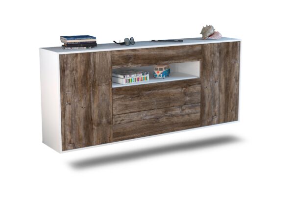 Sideboard Vallejo, Treibholz, hängend (180x79x35cm)