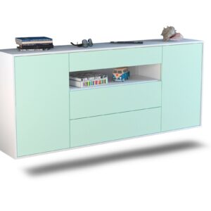 Sideboard Vallejo, Mint, hängend (180x79x35cm)