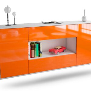 Sideboard Denton, Orange, hängend (180x79x35cm)